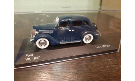 Ford V8 1937, масштабная модель, WhiteBox, scale43