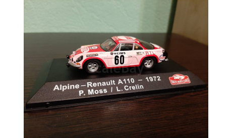 Alpine Renault A110 #60 1972, масштабная модель, Atlas, scale43