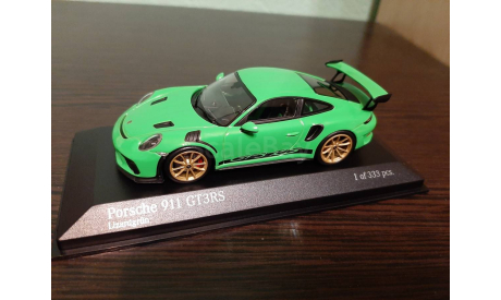 Porsche 911 (991 II) GT3 RS 2018, масштабная модель, Minichamps, scale43