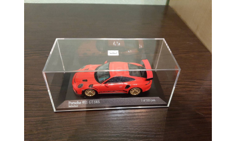 Porsche 911 (991 II) GT3 RS 2018, масштабная модель, Minichamps, scale43