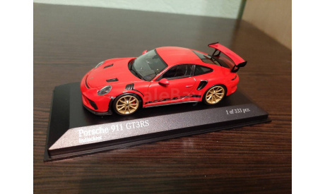 Porsche 911 (991 II) GT3 RS 2018, масштабная модель, Minichamps, scale43