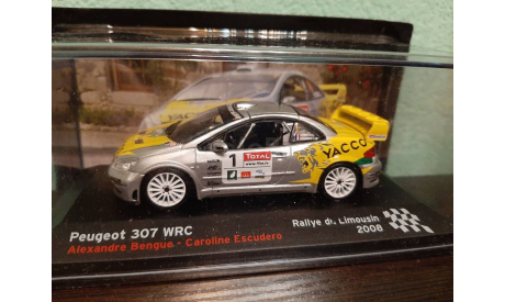 Peugeot 307 WRC 2008, масштабная модель, Altaya Rally, scale43