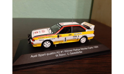 Audi quattro A2 #1 победитель Rallye Monte Carlo 1984