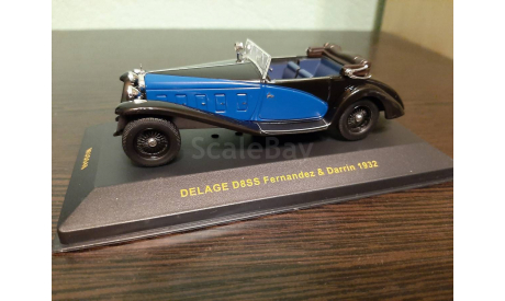 Delage D8SS Fernandes & Darrin 1932, масштабная модель, IXO Museum (серия MUS), scale43