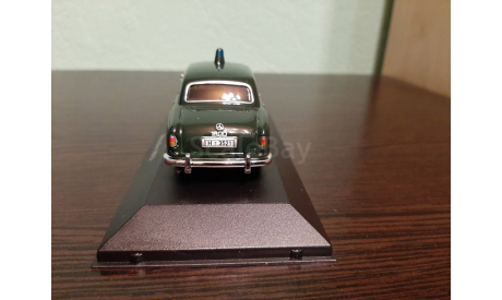 Mercedes 180D Polizei Deutschland 1953, масштабная модель, Mercedes-Benz, Atlas, scale43