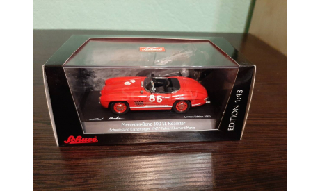 Mercedes-Benz 300 SL Roadster #86 1961, масштабная модель, Schuco, scale43