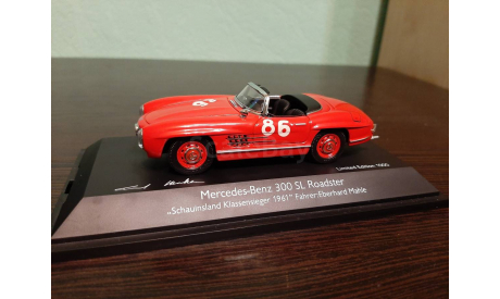 Mercedes-Benz 300 SL Roadster #86 1961, масштабная модель, Schuco, scale43