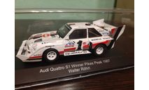 Audi Sport quattro S1 #1 победитель Pikes Peak 1987, масштабная модель, CMR-IXO, scale43