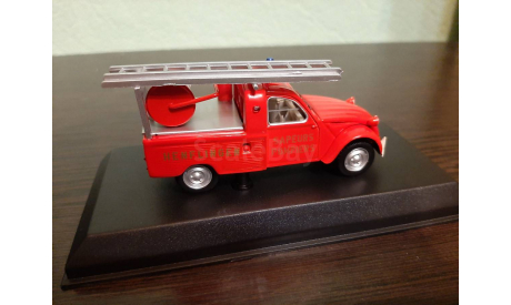Citroen 2CV Pick-up with Ladder Pompiers 1963, масштабная модель, Norev, scale43, Citroën