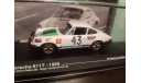 Porsche 911T 1968, масштабная модель, Altaya Rally, scale43