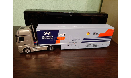 Mercedes-Benz Actros MP4 2019 WRC Rally Transporter, масштабная модель, IXO грузовики (серии TRU), scale43