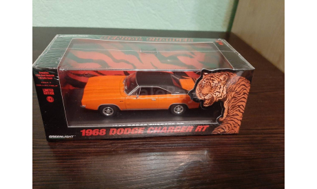 Dodge Charger RT 1968, масштабная модель, Greenlight Collectibles, scale43
