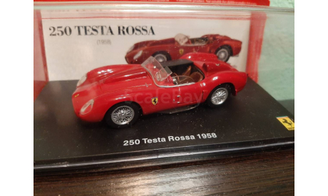 Ferrari 250 Testa Rossa 1958, масштабная модель, Altaya Supercars, scale43