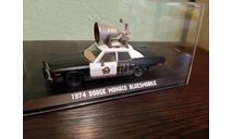 Dodge Monaco Bluesmobile 1974, масштабная модель, Greenlight Collectibles, scale43