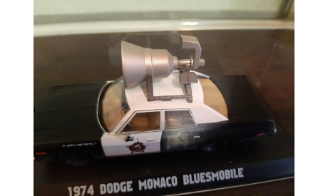Dodge Monaco Bluesmobile 1974, масштабная модель, Greenlight Collectibles, scale43