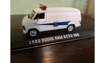Dodge Ram B250 Van 1980 Indiana State Police, масштабная модель, Greenlight Collectibles, 1:43, 1/43