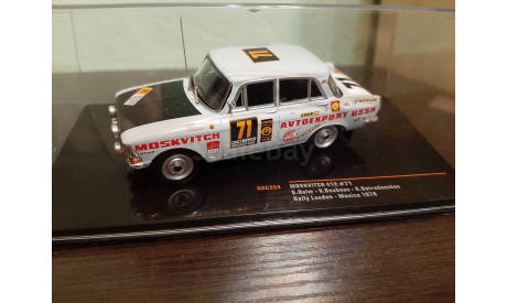 Москвич 412 #71 Rally London-Mexico 1970, масштабная модель, IXO Rally (серии RAC, RAM), 1:43, 1/43