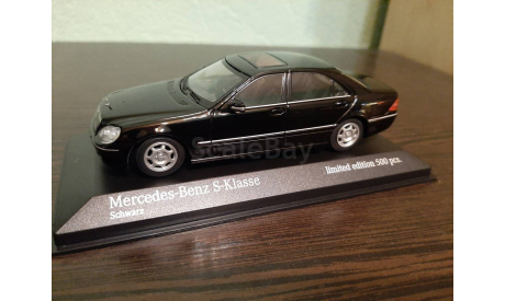 Mercedes-Benz S-Class (W220) 1998, масштабная модель, Minichamps, 1:43, 1/43