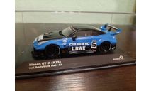 Nissan GTR-R (R35) mit Liberty Walk Body Kit, масштабная модель, Solido, scale43