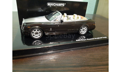 ROLLS-ROYCE Phantom Drophead Coupe 2007  black, масштабная модель, Minichamps, scale43