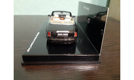 ROLLS-ROYCE Phantom Drophead Coupe 2007  black, масштабная модель, Minichamps, scale43
