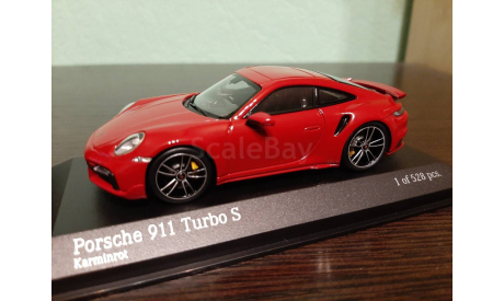 Porsche 911 (992) Turbo S Coupe 2021, масштабная модель, Minichamps, scale43