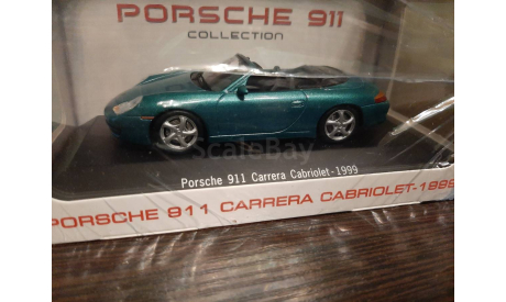 Porsche 911 (996) Carrera кабриолет 1999, масштабная модель, Atlas, scale43