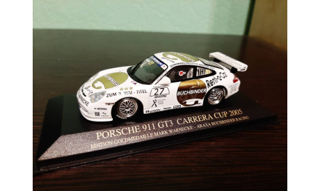 Porsche 911 GT3 Cup #27 Porsche Carrera Cup 2005, масштабная модель, Minichamps, scale43