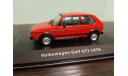 Volkswagen Golf 1 GTI 1976, масштабная модель, Altaya, 1:43, 1/43