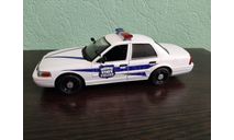 Ford Crown Victoria Police Interceptor 2008 ’Hot Pursuit’, масштабная модель, Greenlight Collectibles, scale24