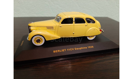 Berliet 11CV Dauphine 1939, масштабная модель, IXO Museum (серия MUS), scale43