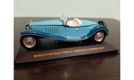 Bugatti Royale Type 41 Cabriolet Esders 1927, масштабная модель, IXO Museum (серия MUS), scale43