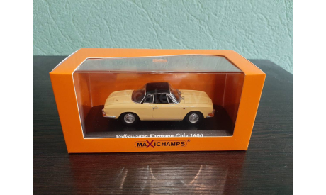 Volkswagen Karmann Ghia 1600 1966, масштабная модель, Minichamps, scale43
