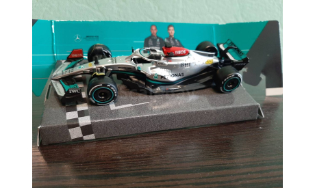 Mercedes AMG F1 W13 E Performance Hamilton 2022, масштабная модель, BBurago, scale43, Mercedes-Benz