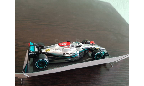 Mercedes AMG F1 W13 E Performance Hamilton 2022, масштабная модель, BBurago, scale43, Mercedes-Benz
