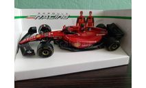 Ferrari F1-75 2022 CHARLES LECLERC, масштабная модель, BBurago, scale43