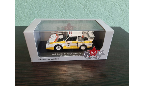 Audi Sport quattro S1  #2 Rallye Monte Carlo 1986, масштабная модель, CMR-IXO, scale43