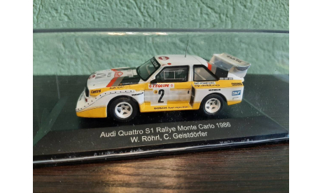 Audi Sport quattro S1  #2 Rallye Monte Carlo 1986, масштабная модель, CMR-IXO, scale43