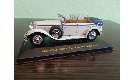 Mercedes-Benz 770 Grosser Cabriolet F 1930, масштабная модель, IXO Museum (серия MUS), scale43