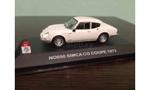 Simca CG coupe 1973, масштабная модель, Nostalgie, scale43