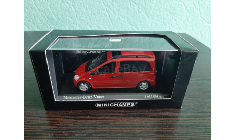 Mercedes-Benz Vaneo 2002, масштабная модель, Minichamps, 1:43, 1/43