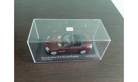 Mercedes-Benz SLR McLaren Roadster 2007, масштабная модель, Minichamps, scale43
