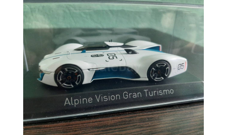 Alpine Vision Gran Turismo, масштабная модель, Renault, Norev, scale43