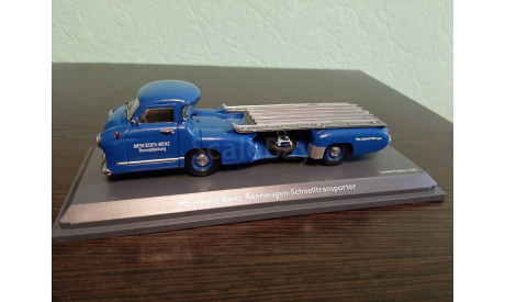 Mercedes Renntransporter Blaues Wunder 1955, масштабная модель, Mercedes-Benz, Schuco, 1:43, 1/43