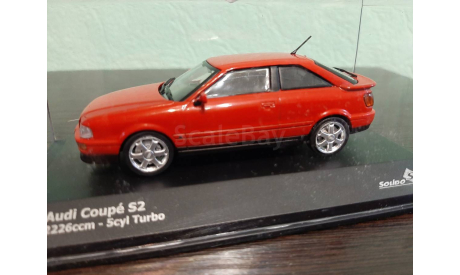 Audi S2 Coupe 1992, масштабная модель, Solido, 1:43, 1/43