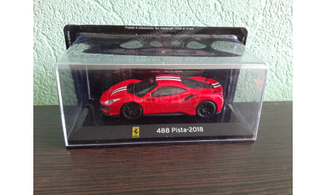 Ferrari 488 Pista 2018, масштабная модель, Altaya Supercars, 1:43, 1/43