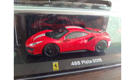 Ferrari 488 Pista 2018, масштабная модель, Altaya Supercars, 1:43, 1/43