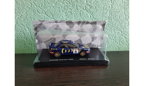 Subaru Impreza 555 #4 Winner Rally RAC Lombard 1995, масштабная модель, Altaya Rally, scale43