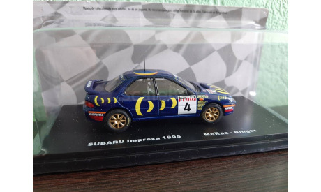 Subaru Impreza 555 #4 Winner Rally RAC Lombard 1995, масштабная модель, Altaya Rally, scale43