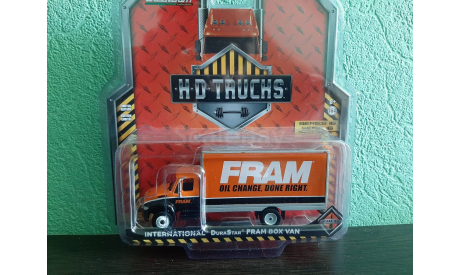 International Fram Box Van, масштабная модель, Greenlight Collectibles, scale64